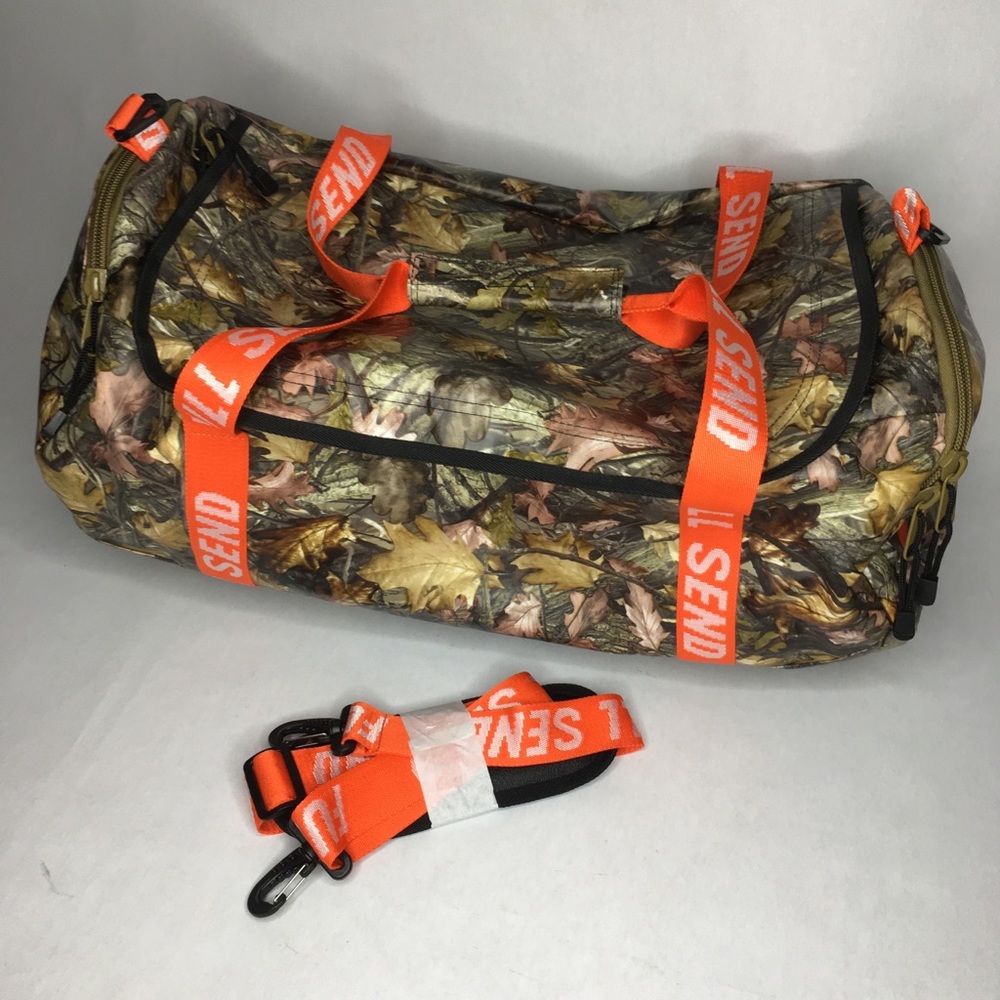 FULL SEND Duffel Bag Oak Moss Nelk Boys New
